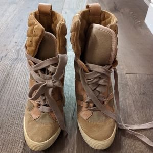Chloe wedge sneakers/booties